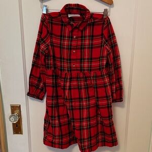 Old Navy Red Plaid Kids Dress